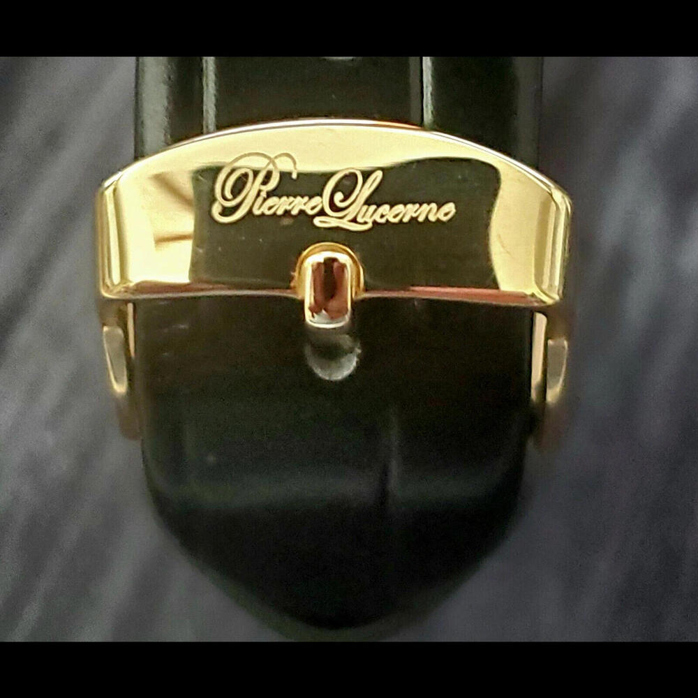 Authentic Pierre Lucerne Seiko Y120 SQ Mens Tank Dress Watch - Picture 10 of 11